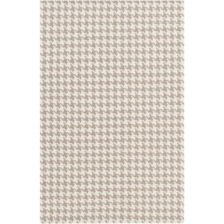 Hand-Woven Roberta Transitional Felted Wool Area Rug - 5' x 8'