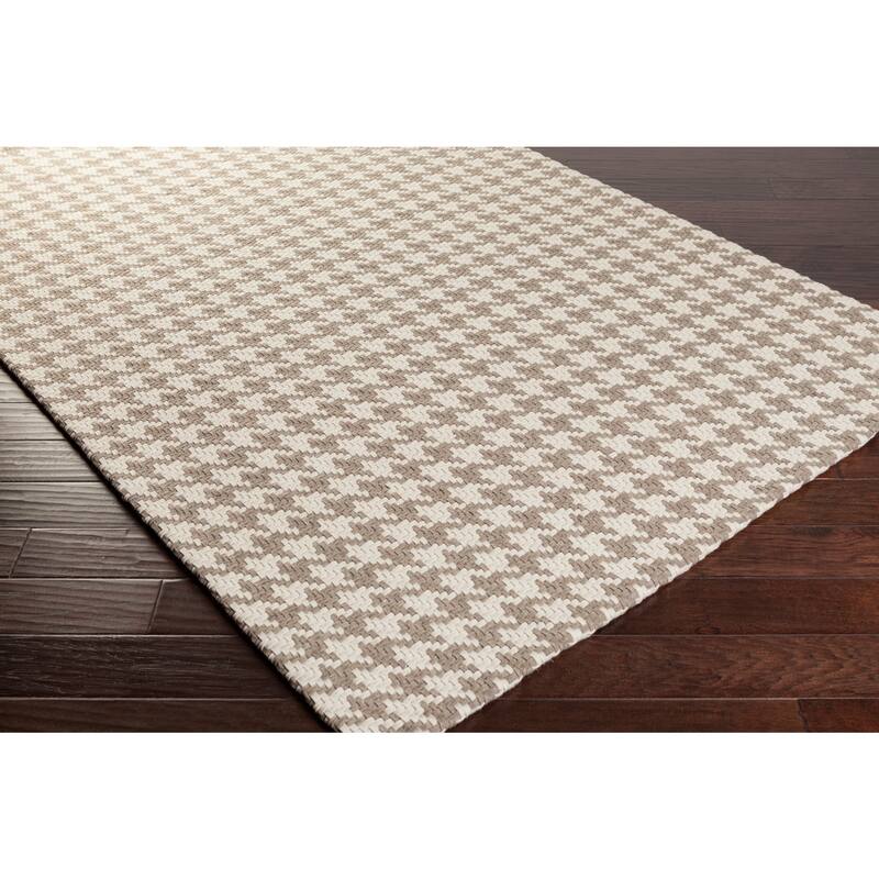 Hand-Woven Roberta Transitional Felted Wool Area Rug
