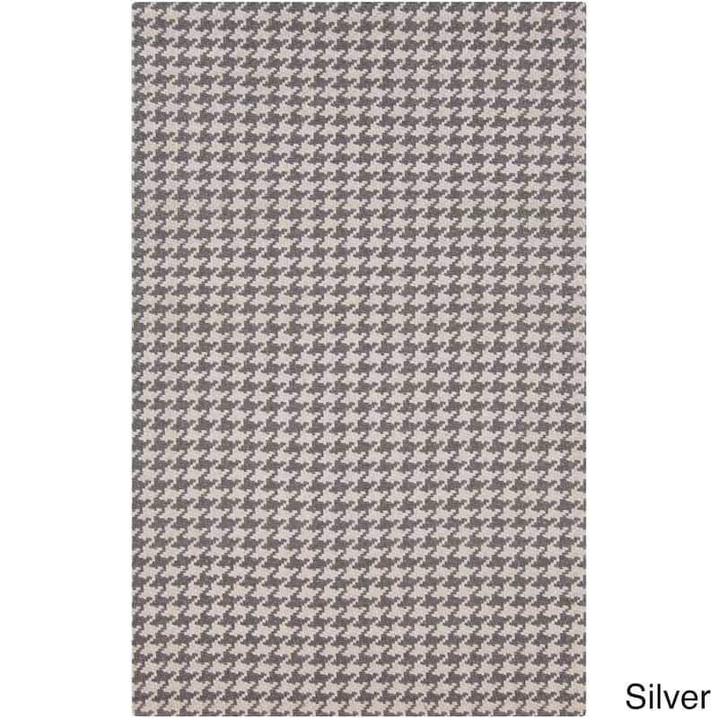 Hand-Woven Roberta Transitional Felted Wool Area Rug