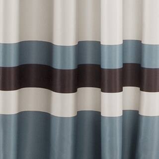 Lush Decor Alexander Stripe Light Filtering Curtain Panel Pair