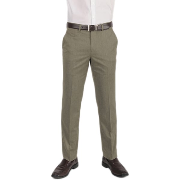 Dockers Performance Mens Cross Dye Bone Texture Straight Fit Olive