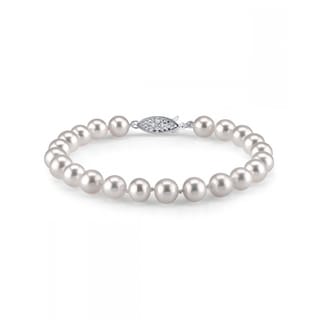 Shop White Freshwater Baroque and Coin Pearl Bracelet (5-12 mm) - Free ...