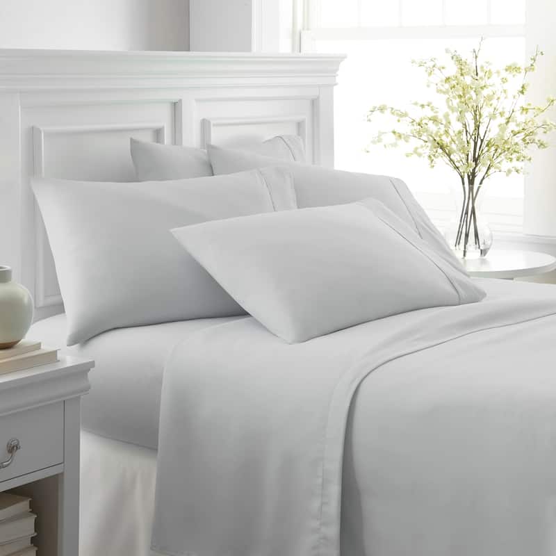 Home Collection Ultra-soft 6-piece Bed Sheet Set - Twin Xl - Light Gray