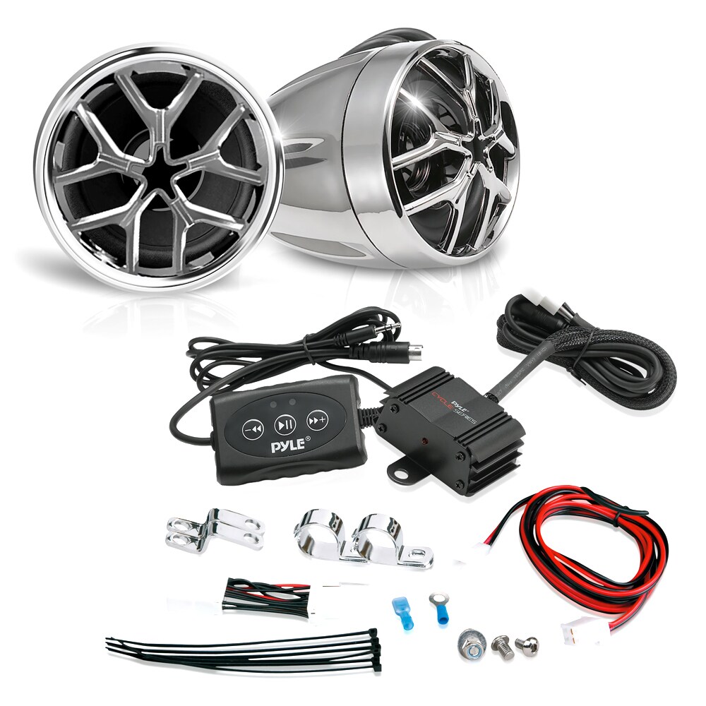 pyle bluetooth motorcycle speakers