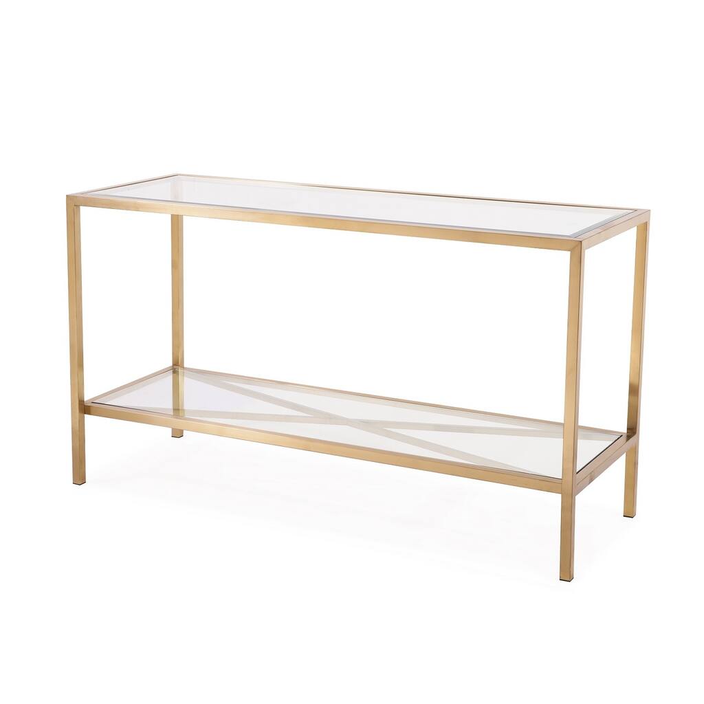 Gardner Console Table, Antique Gold