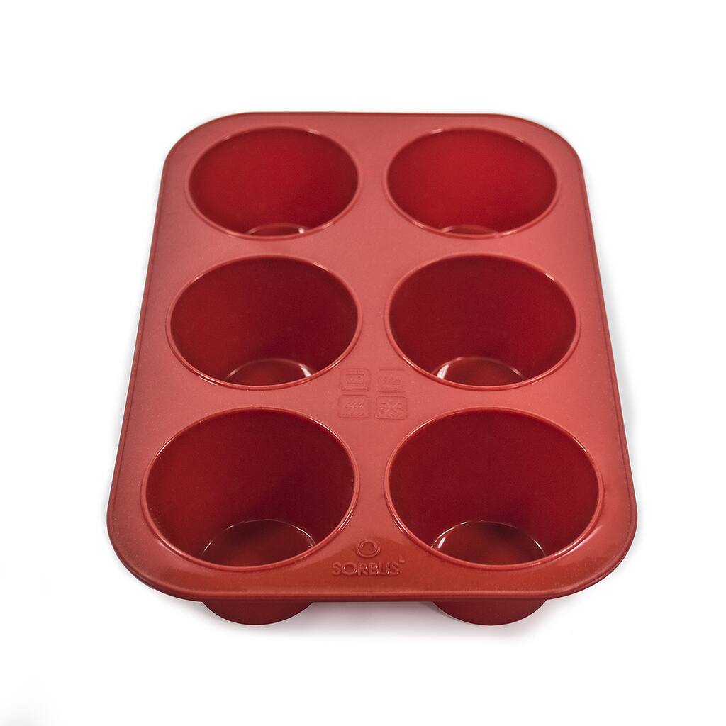 Sorbus® Silicone 6 Cup Jumbo Muffin 2 Pack
