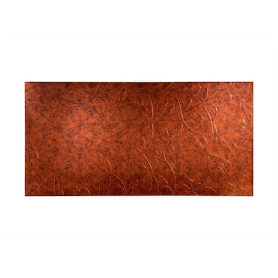 FASÄDE Audrey 4-foot x 8-foot PVC Wall Panel in Moonstone Copper