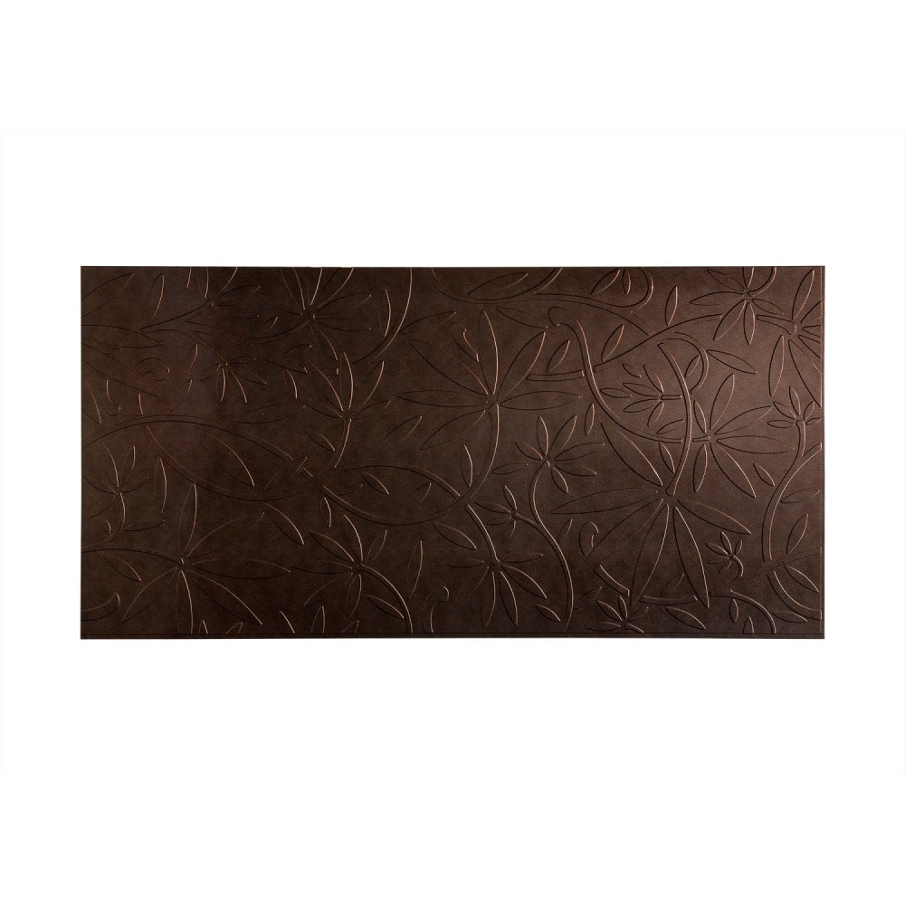 FASÄDE Audrey 4-foot x 8-foot PVC Wall Panel in Smoked Pewter