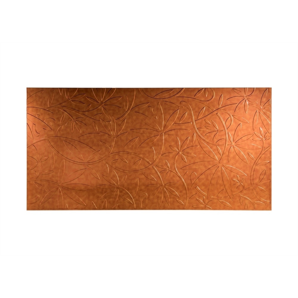 FASÄDE Audrey 4-foot x 8-foot PVC Wall Panel in Antique Bronze