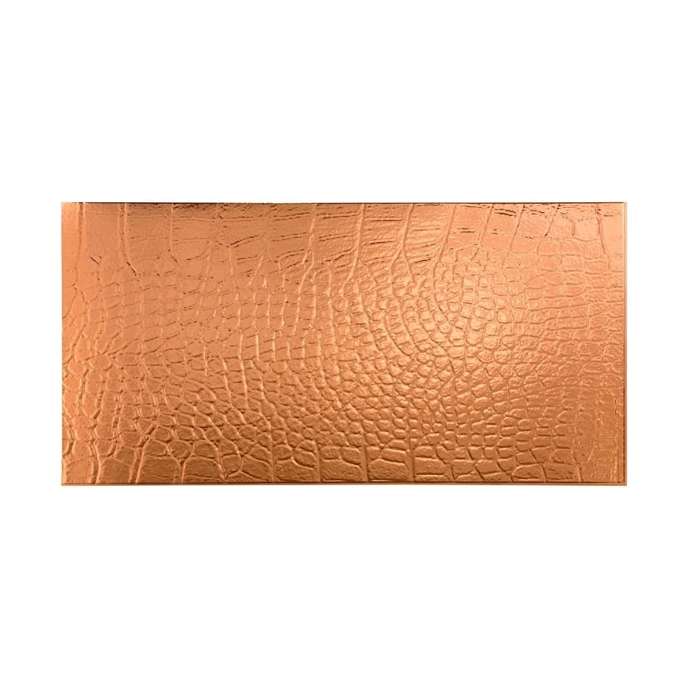 FASÄDE Cayman 4-foot x 8-foot PVC Wall Panel in Polished Copper