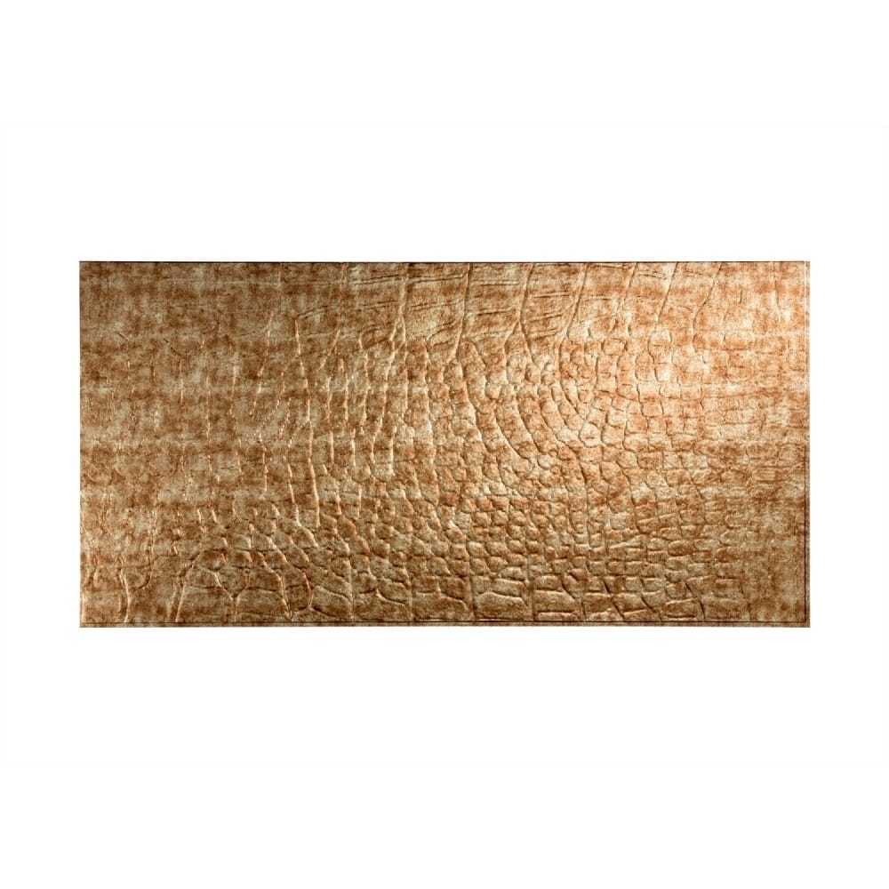 FASÄDE Cayman 4-foot x 8-foot PVC Wall Panel in Bermuda Bronze