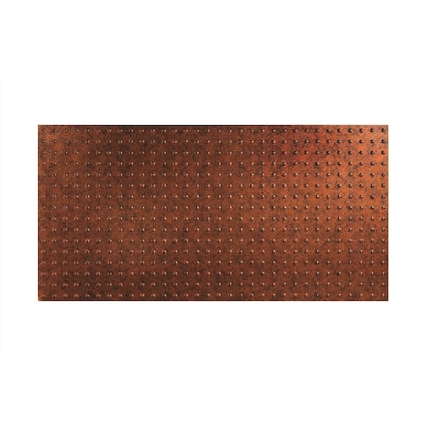 Fasade Dome Moonstone Copper Wall Panel (4' x 8')