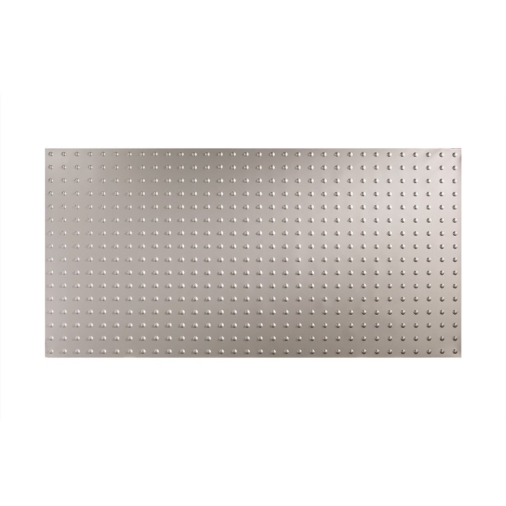 FASÄDE Dome 4-foot x 8-foot PVC Wall Panel in Argent Silver