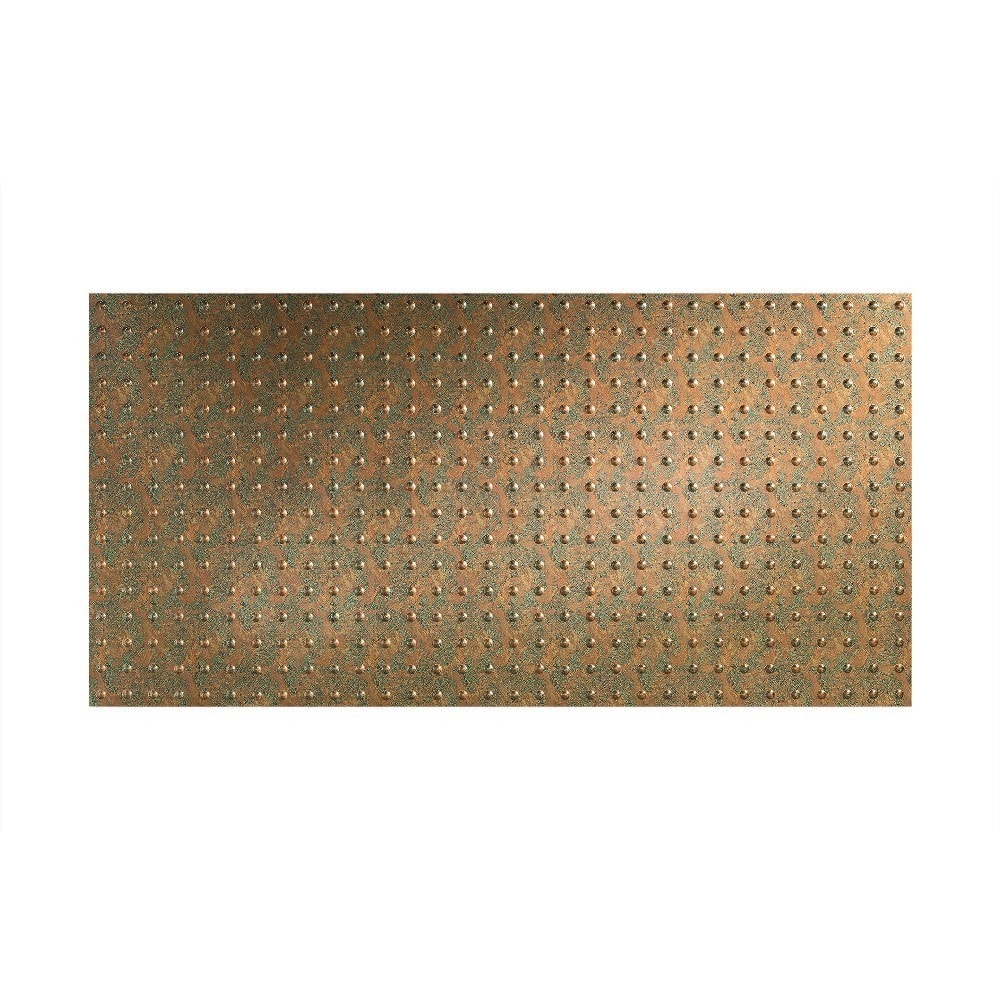 FASÄDE Dome 4-foot x 8-foot PVC Wall Panel in Copper Fantasy