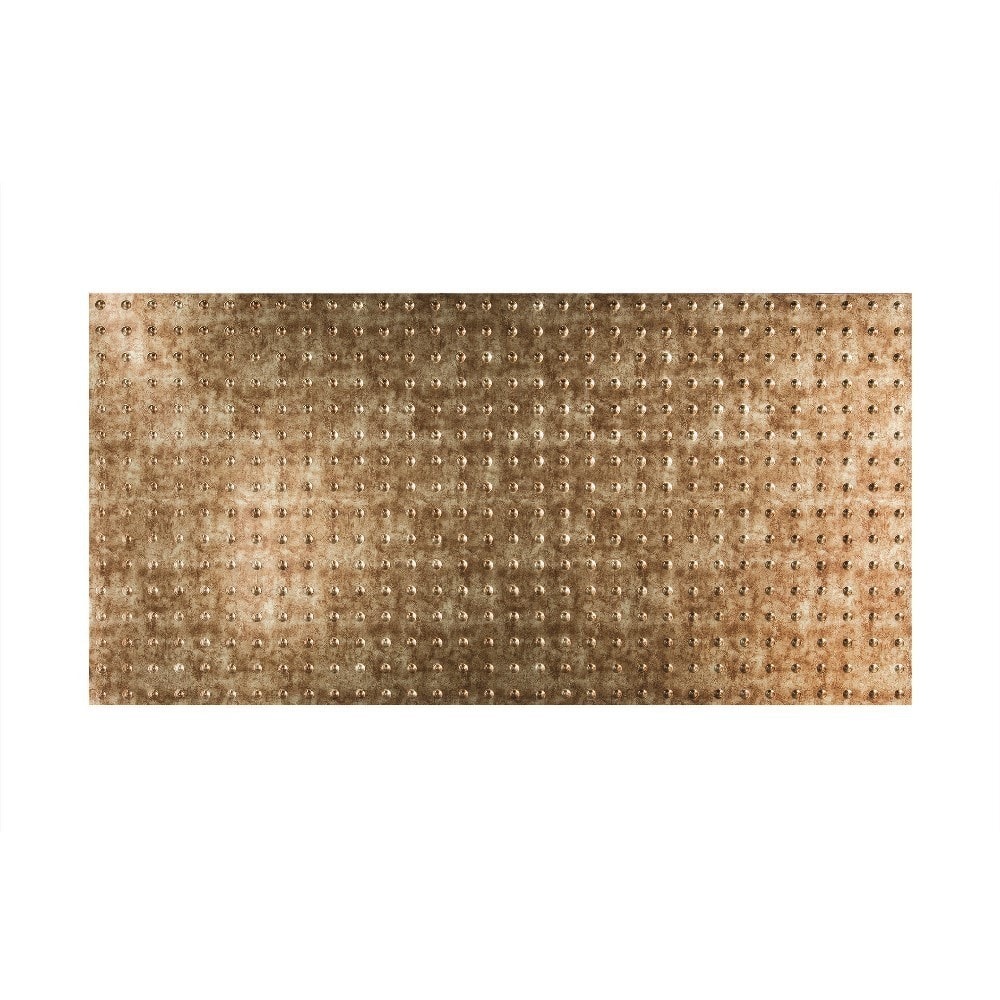 FASÄDE Dome 4-foot x 8-foot PVC Wall Panel in Bermuda Bronze