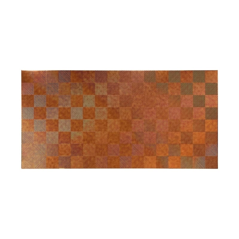 FASÄDE Quattro 4-foot x 8-foot PVC Wall Panel in Antique Bronze