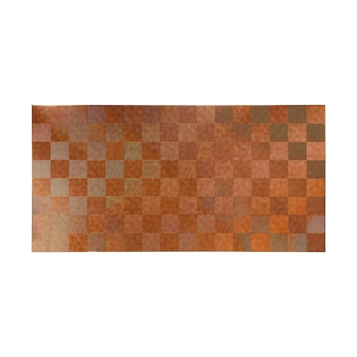 FASÄDE Quattro 4-foot x 8-foot PVC Wall Panel in Antique Bronze