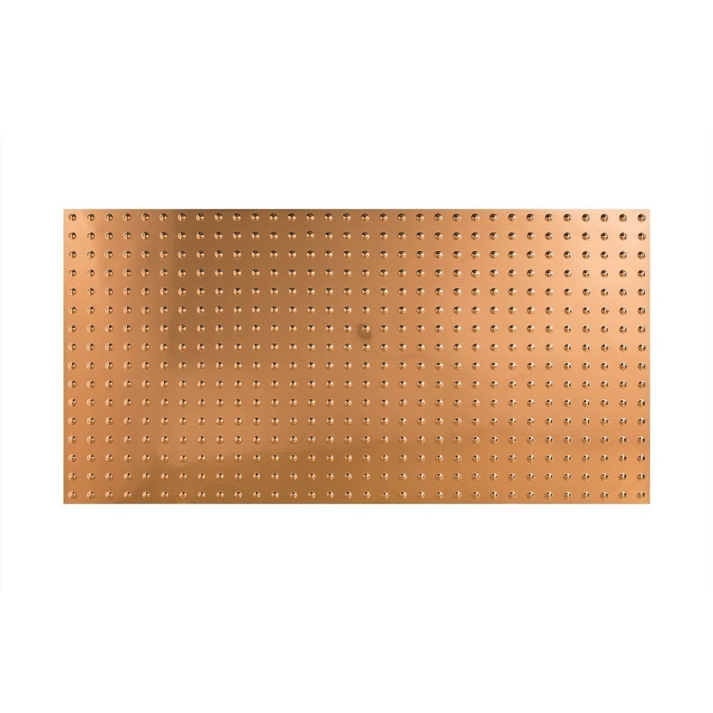 FASÄDE Dome 4-foot x 8-foot PVC Wall Panel in Polished Copper