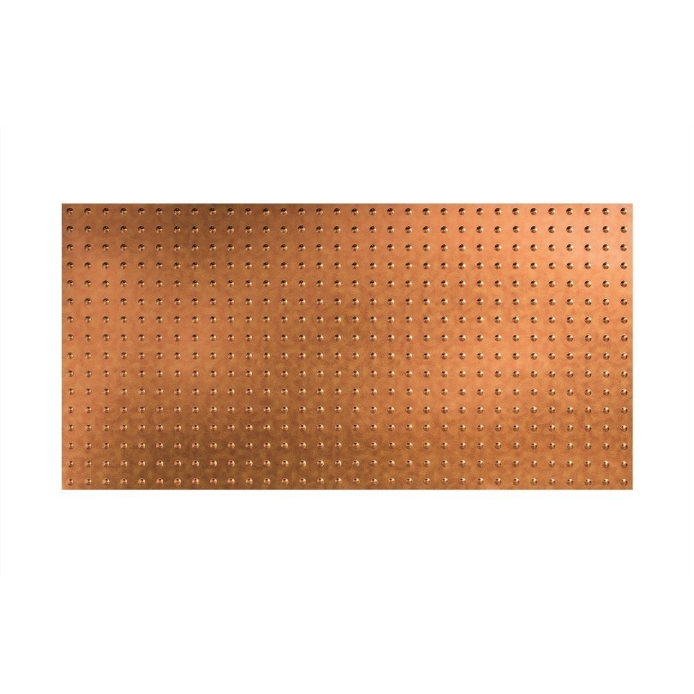 FASÄDE Dome 4-foot x 8-foot PVC Wall Panel in Antique Bronze