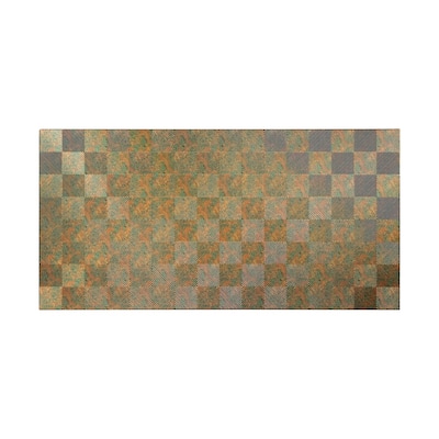 FASÄDE Quattro 4-foot x 8-foot PVC Wall Panel in Copper Fantasy