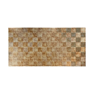 FASÄDE Quattro 4-foot x 8-foot PVC Wall Panel in Bermuda Bronze
