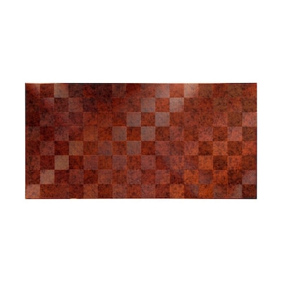 FASÄDE Quattro 4-foot x 8-foot PVC Wall Panel in Moonstone Copper