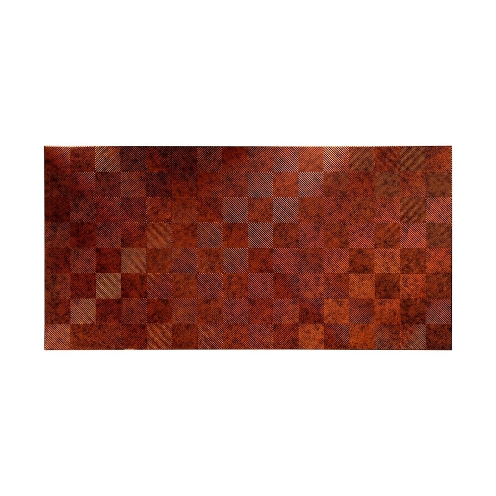 FASÄDE Quattro 4-foot x 8-foot PVC Wall Panel in Moonstone Copper