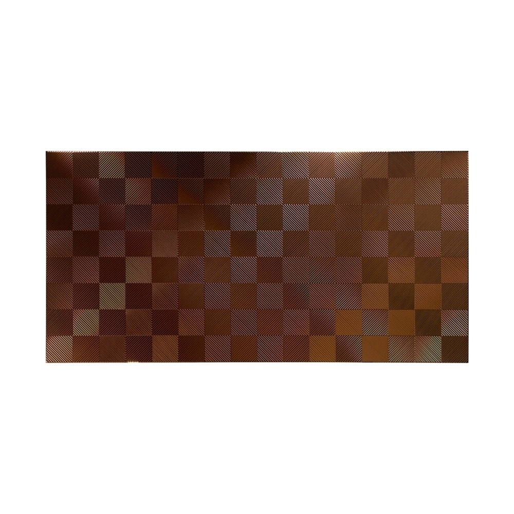 FASÄDE Quattro 4-foot x 8-foot PVC Wall Panel in Oil Rubbed Bronze