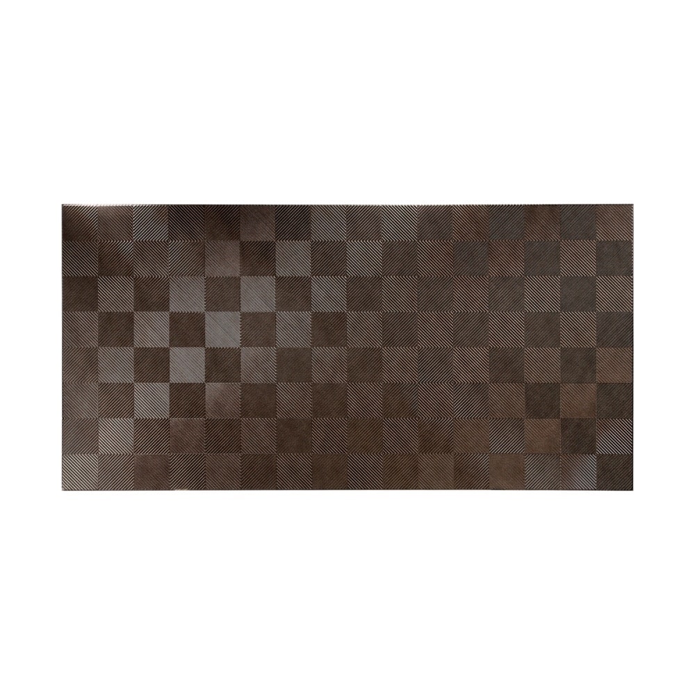 FASÄDE Quattro 4-foot x 8-foot PVC Wall Panel in Smoked Pewter