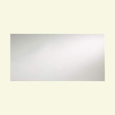 FASÄDE Rib 4-foot x 8-foot PVC Wall Panel in Matte White