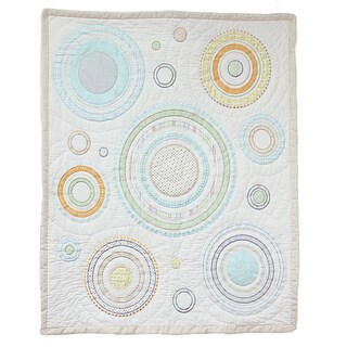 Nurture Imagination Heavenly Spheres and Cosmic Dots Baby Quilt