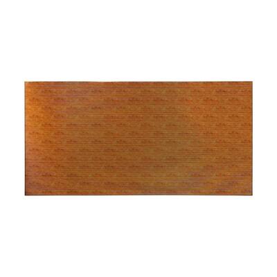 Fasade Rib Muted Gold Wall Panel (4' x 8') - Overstock - 10532613