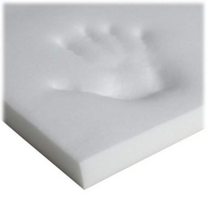 Memory Foam Crib/ Toddler Mattress Topper - White