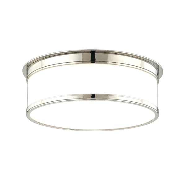Hudson Valley Geneva 3 Light Polished Nickel Flush Mount Free Hudson Valley Geneva 3 Light Polished Nickel Flush Mount