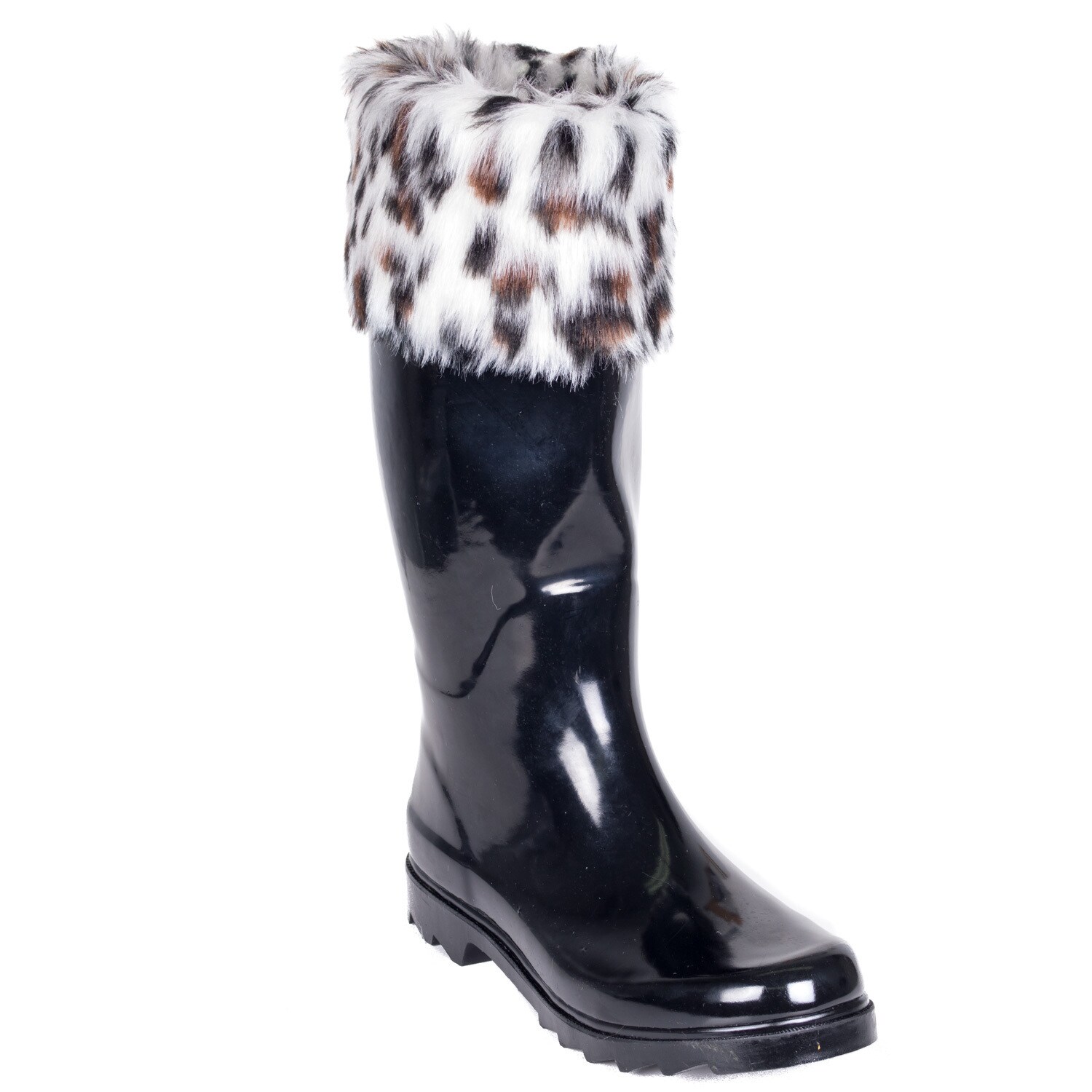 rain boots with fur