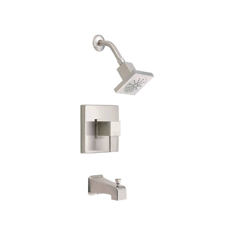 Gerber D500033BNT Nickel Reef Tub and Shower Faucet - Brushed Nickel