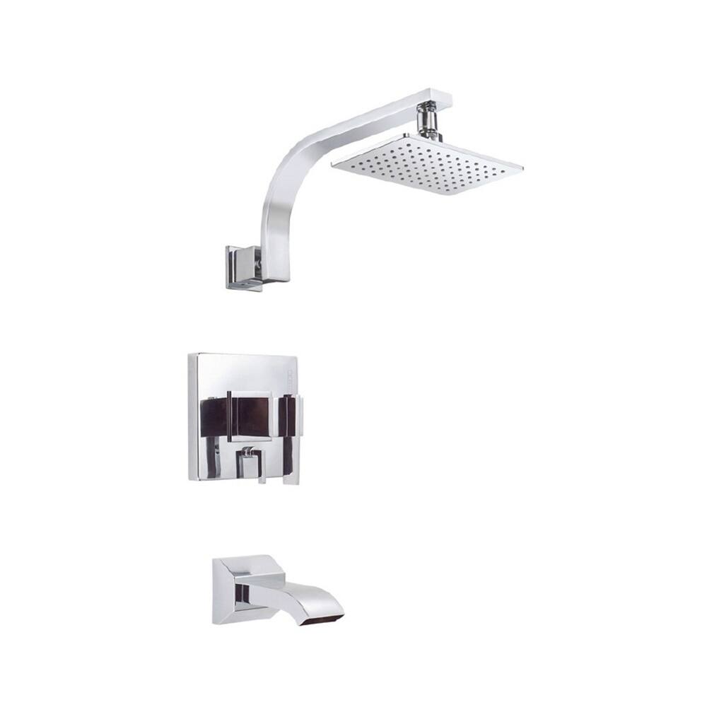 Gerber D512044T Chrome Sirius Tub and Shower Faucet - Polished Chrome