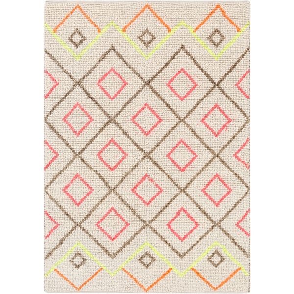 Hand-Woven Shifnal Geometric Indoor Area Rug - 5' x 7'6"