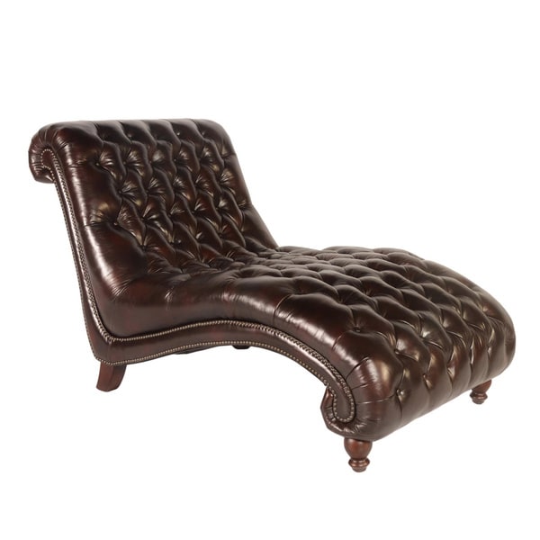 Lazzaro Leather Cathay Toberlone Chaise and Half - Free Shipping ...
