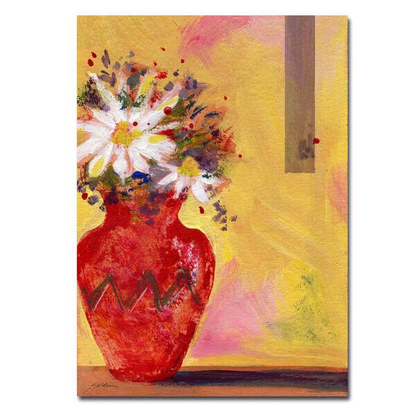 Flower Vases Still Life 18 x 24 Canvas Wall Art