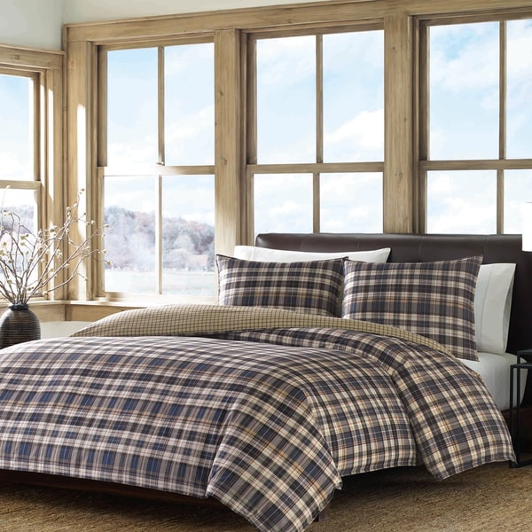 Ed Bauer Spencer Plaid Duvet Cover Set Free Shipping Today Ed Bauer Spencer Plaid Duvet Cover Set