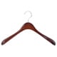 J.S. Hanger Gugertree Wooden Walnut Finish Wide Shoulder Coat Hangers ...