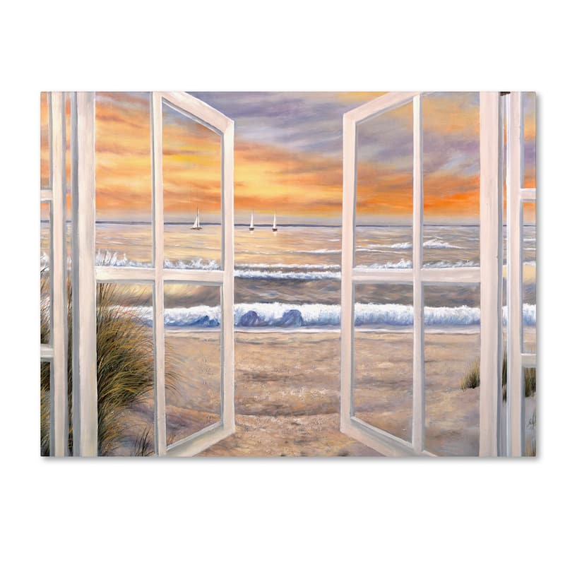 Joval 'Elongated Window On Canvas' Canvas Wall Art