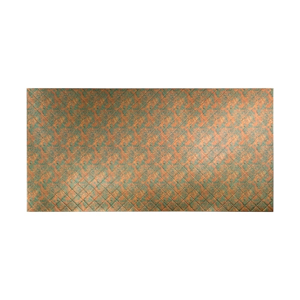 FASÄDE Quilted 4-foot x 8-foot PVC Wall Panel in Copper Fantasy