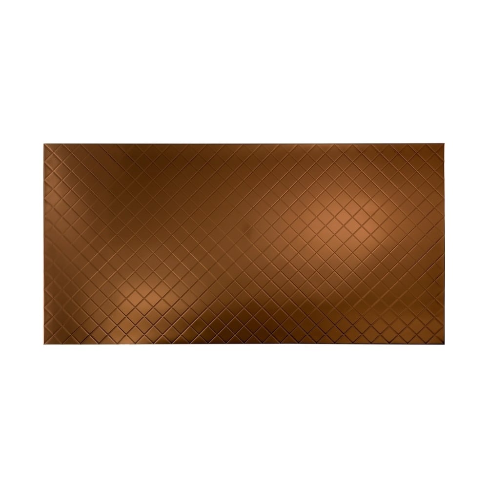 FASÄDE Quilted 4-foot x 8-foot PVC Wall Panel in Oil Rubbed Bronze