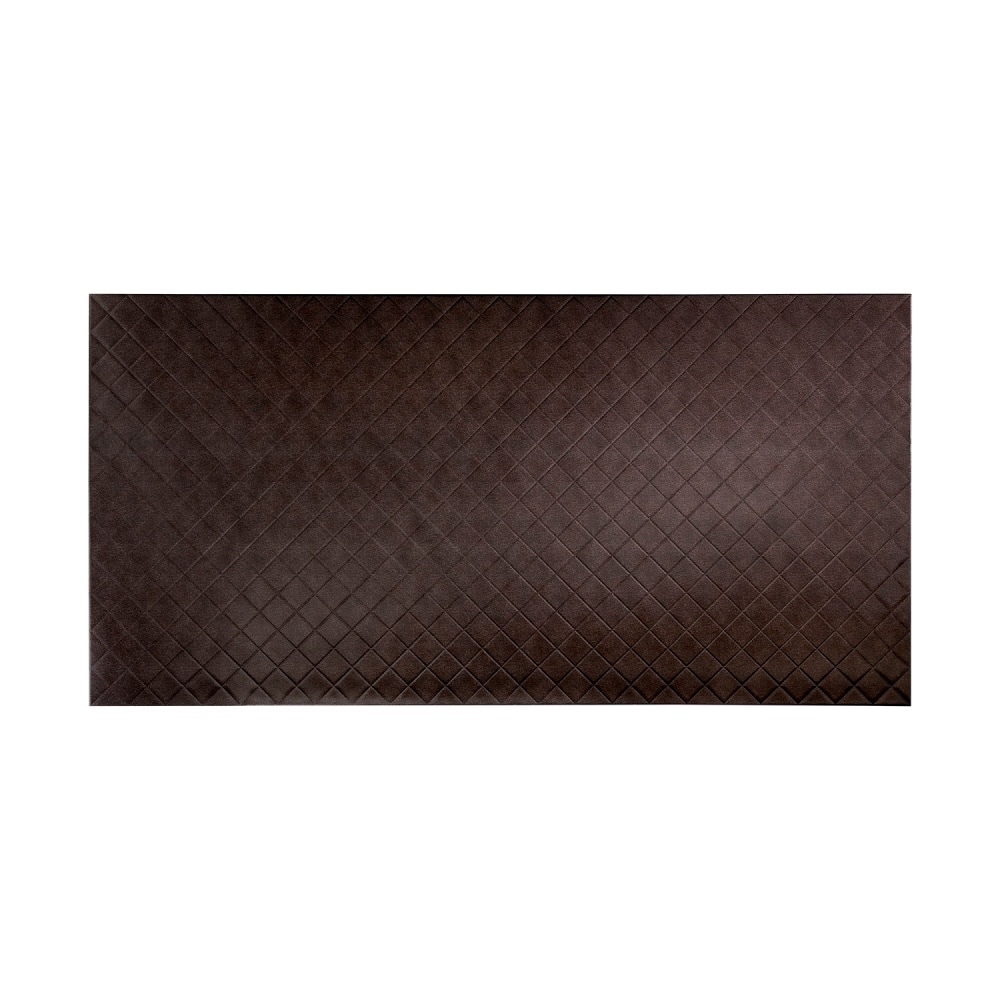 FASÄDE Quilted 4-foot x 8-foot PVC Wall Panel in Smoked Pewter