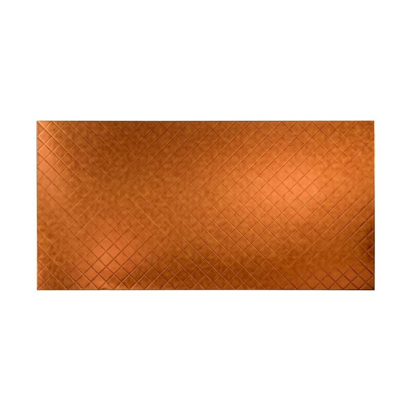FASÄDE Quilted 4-foot x 8-foot PVC Wall Panel in Antique Bronze