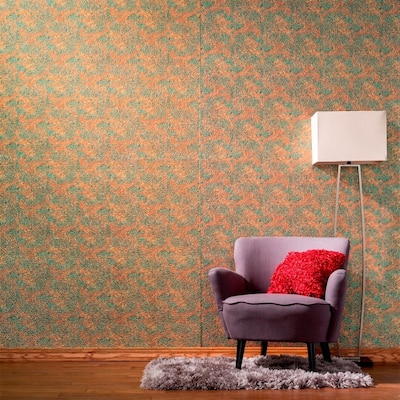 FASÄDE Hammered 4-foot x 8-foot PVC Wall Panel in Copper Fantasy