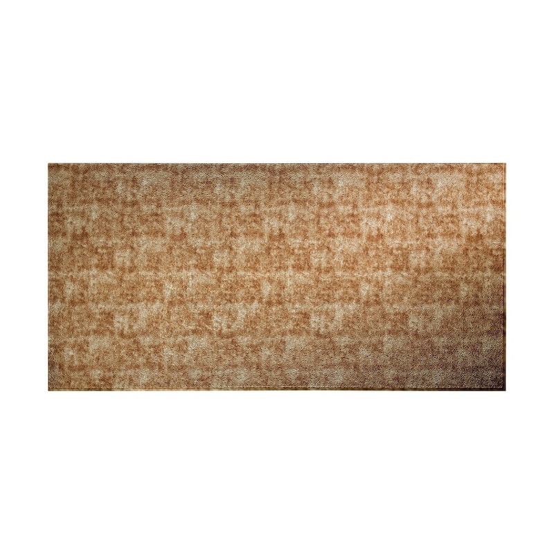 FASÄDE Hammered 4-foot x 8-foot PVC Wall Panel in Bermuda Bronze