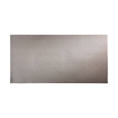 Fasade Hammered Galvanized Steel Wall Panel (4' x 8')